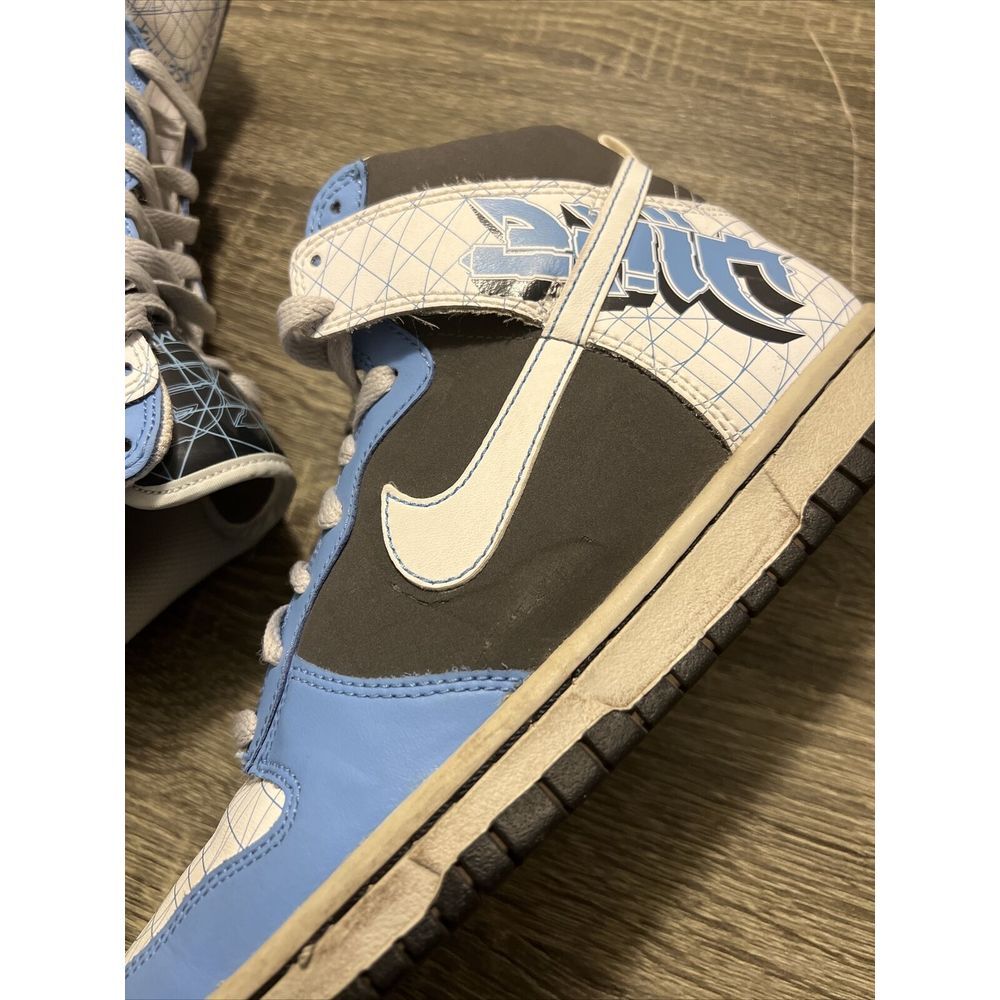 2009 Nike Dunk High SB GS Japanese Graffiti 308319-014 Sz 5.5Y 7 Women's 5 Men's - Picture 9 of 12